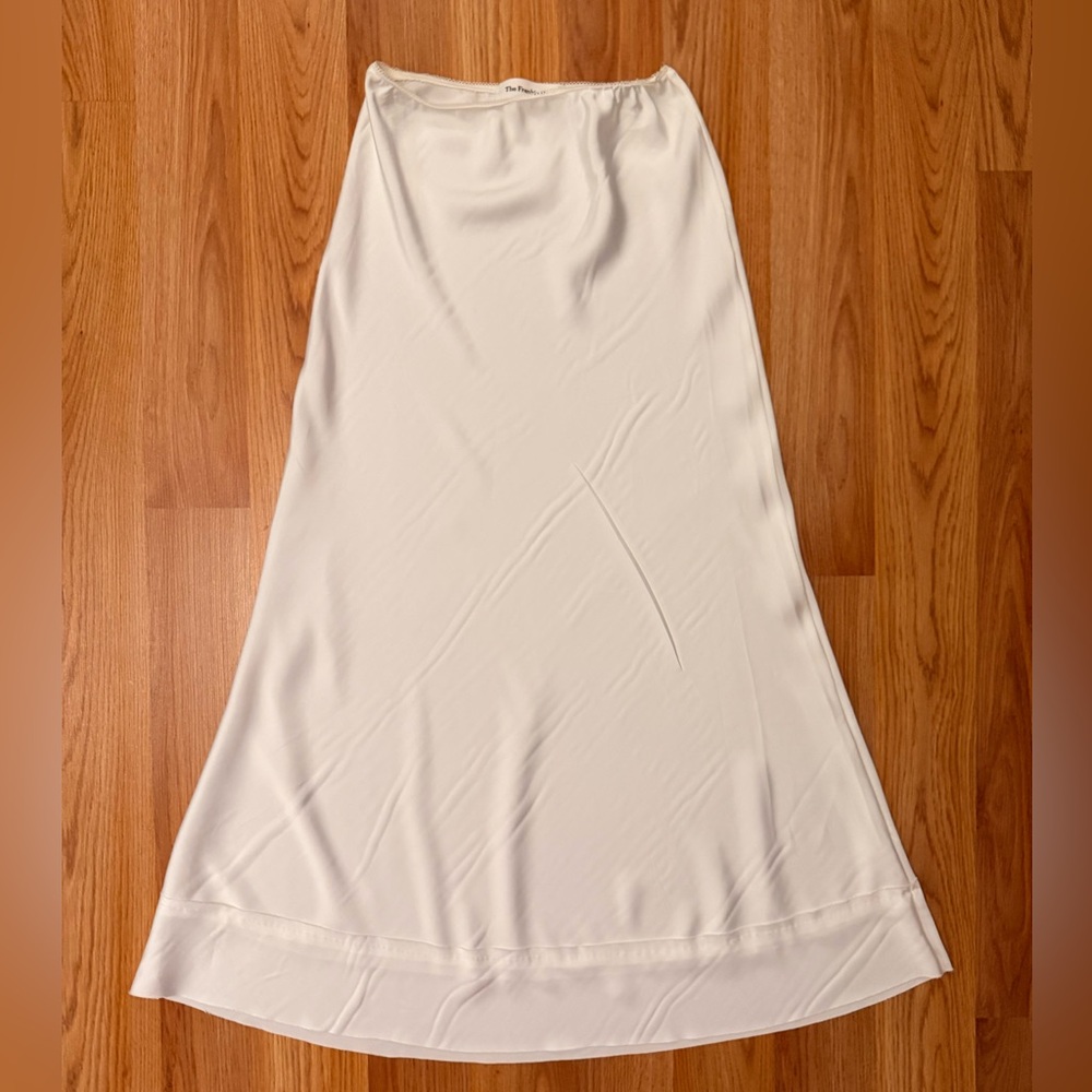 The Frankie Shop Cream Maxi Skirt